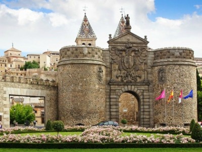 View from the outside of the city, Toledo 