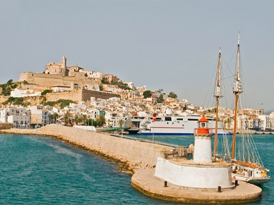 View of Ibiza 
