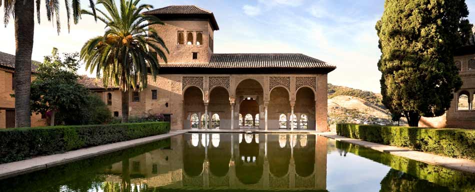 Palast El Partal, Alhambra von Granada Palast El Partal, Alhambra von Granada
