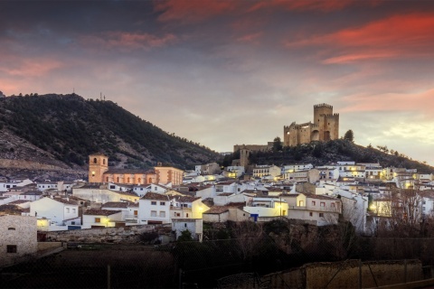Vista panorâmica de Vélez-Blanco (Almeria, Andaluzia)