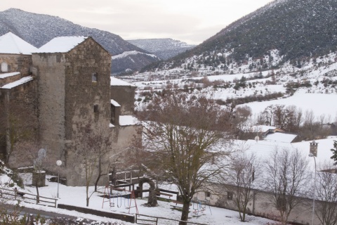 Kirche San Hipólito in Sabiñánigo (Huesca, Aragonien)