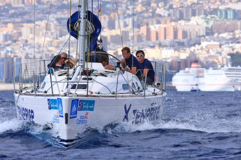 Sailing competition in Santa Cruz de Tenerife