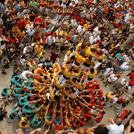 Diada Castellera de Sant Fèlix de la Festa Major à Vilafranca del Penedès