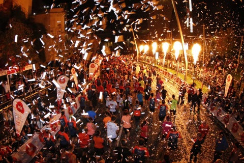 Ночной марафон в Бильбао 