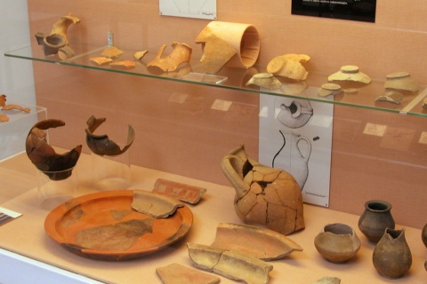 Sala do Museu Arqueológico do Castro de Viladonga