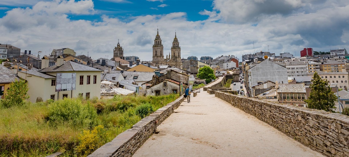 Vista de Lugo, Galicia