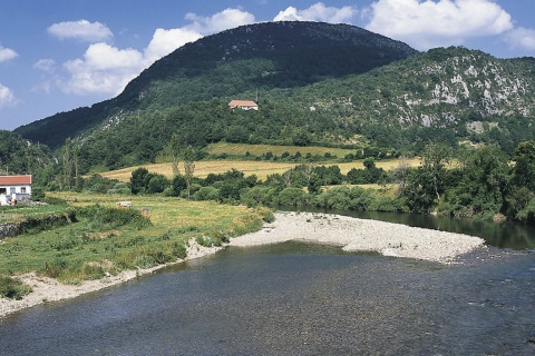 Irati-Fluss in Navarra