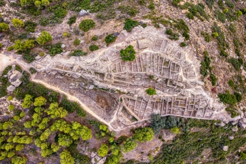 Iberische Siedlung von San Antonio de Calaceite (Teruel, Aragonien)