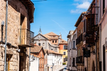 Die Altstadt von Lerma (Burgos, Kastilien und León, Spanien)