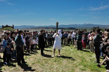 Viacrucis de los “Picaos” en la Semana Santa de San Vicente de la Sonsierra (La Rioja)