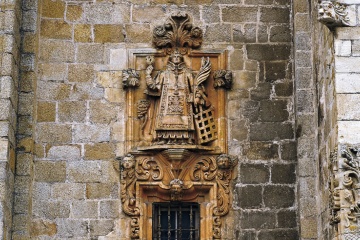 Particolare della cattedrale di Mondoñedo (Lugo, Galizia)