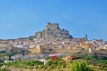 Widok miasta Morella (Castellón, Wspólnota Walencka)