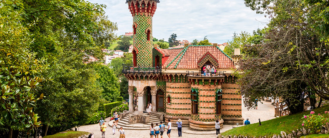 Gaudí's ‘Capricho’ monument in Comillas, Cantabria