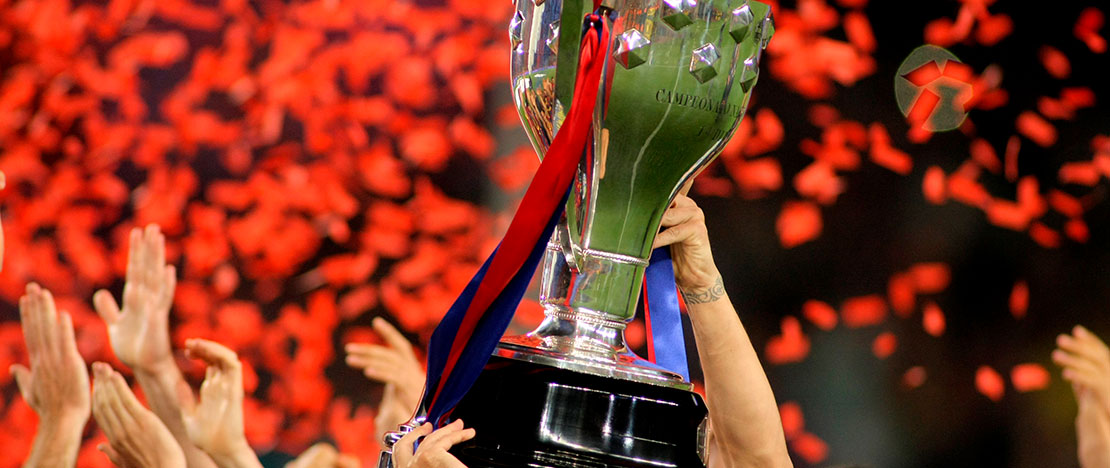 Spain's La Liga trophy