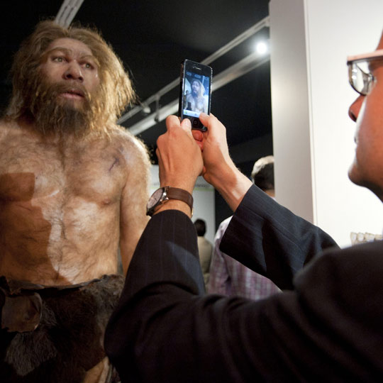 Exposição no Museu da Evolução Humana, em Burgos