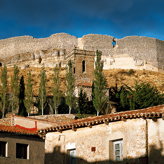 Blick auf Atienza (Kastilien-La Mancha)