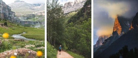 Imágenes de la ruta de la Cola de Caballo en el Parque Nacional de Ordesa y Monte Perdido en Huesca, Aragón