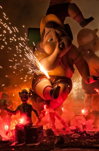 サン・ホセの火祭り、バレンシア