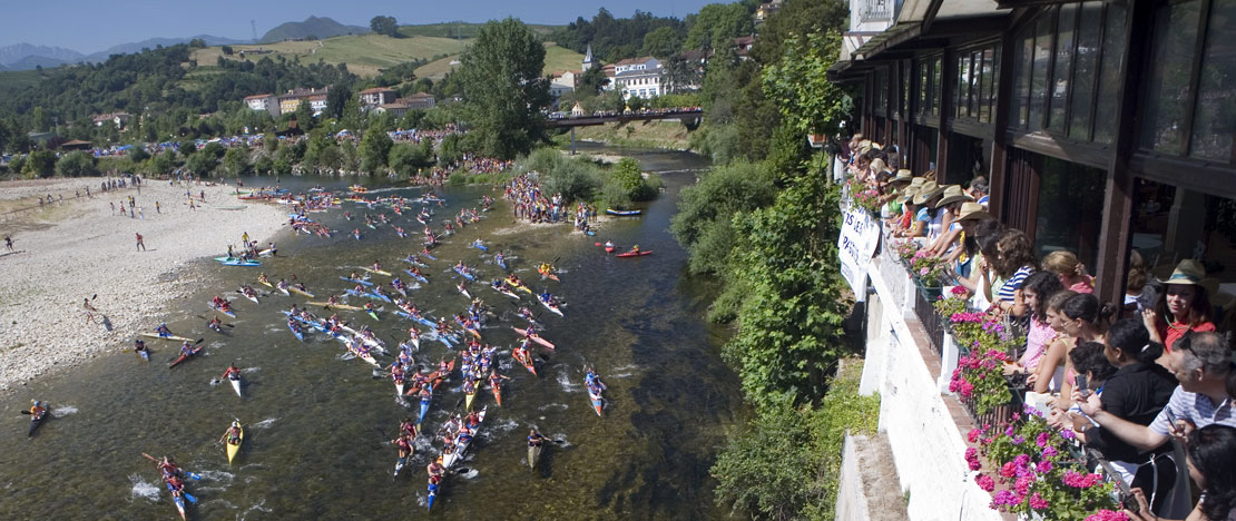 Descent of the Sella River in Arriondas, Asturias Descent of the Sella River in Arriondas, Asturias