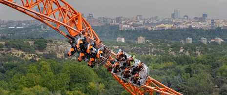 Parque de diversões em Madri