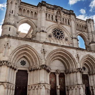 Façade of Cuenca Cathedral