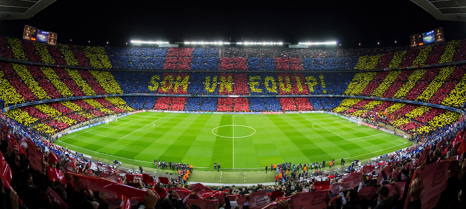 Spotify Camp Nou. Барселона. Футбольные стадионы Испании