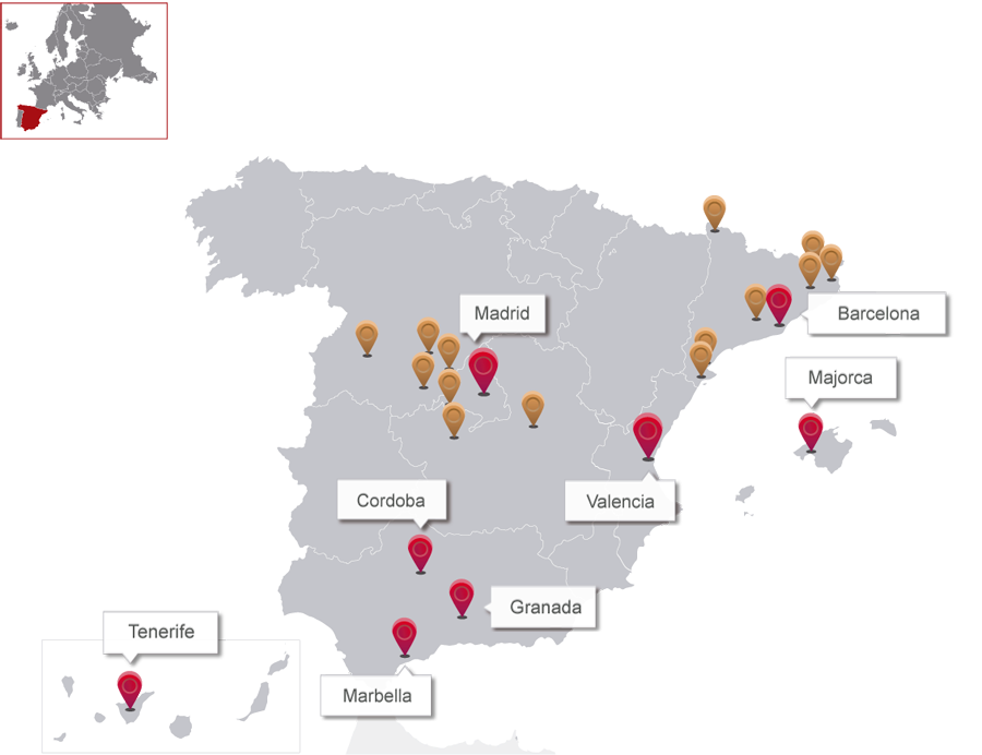 Spain map 