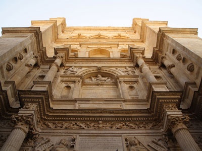 Façade of Granada Cathedral 