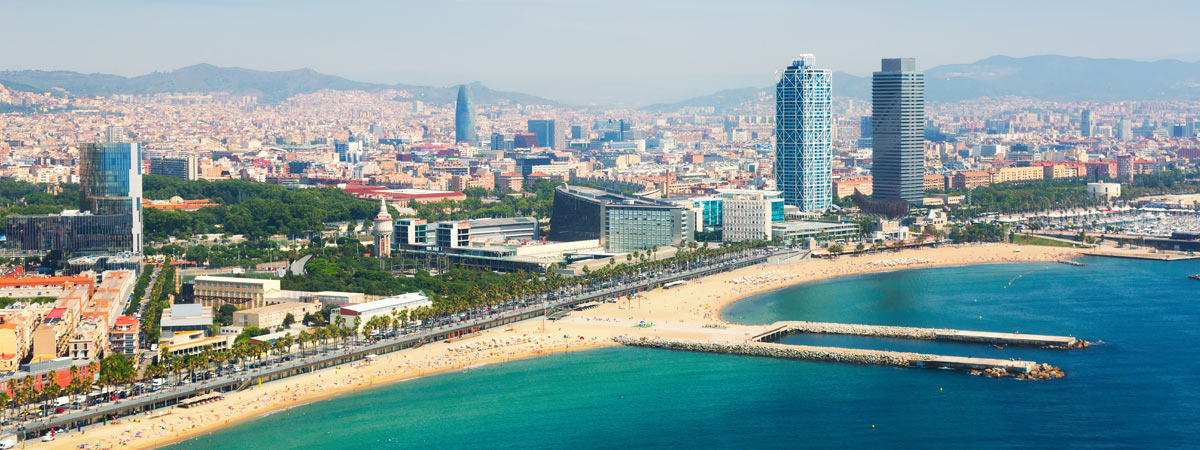 Barceloneta beach and Port Olímpic