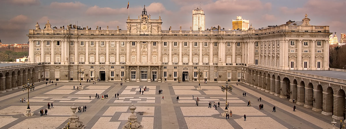 View of Royal Palace in Madrid