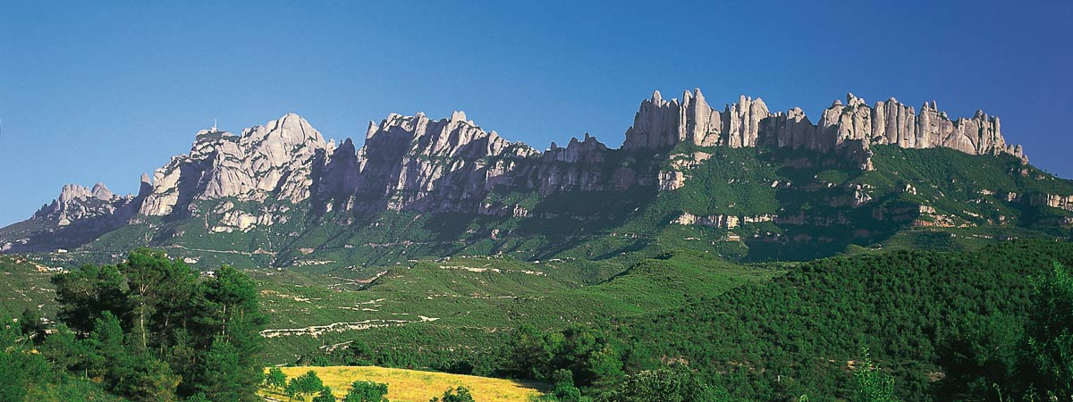 Landscape around Montserrat