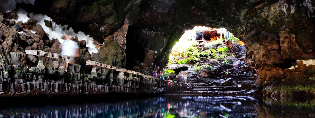 Los Jameos del Agua caves in Haría, Lanzarote