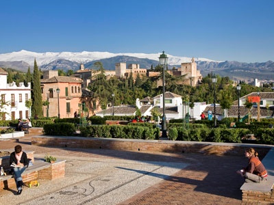 View of the Alhambra from San Nicolás 