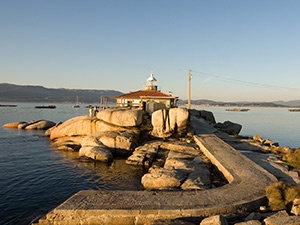 Punta Cabalo Lighthouse. Vilagarcía de Arousa, Pontevedra 