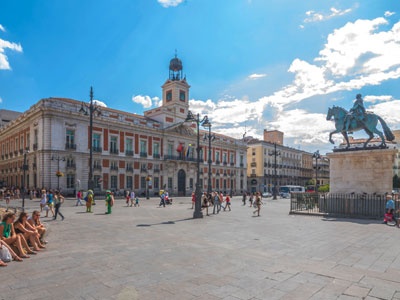 Puerta del Sol square, Madrid 