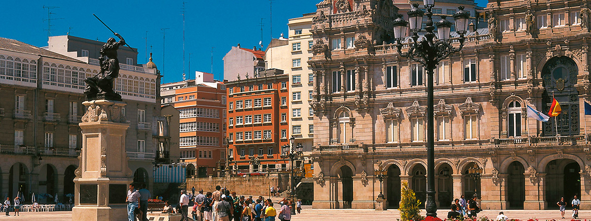 Plaza María Pita, A Coruña.