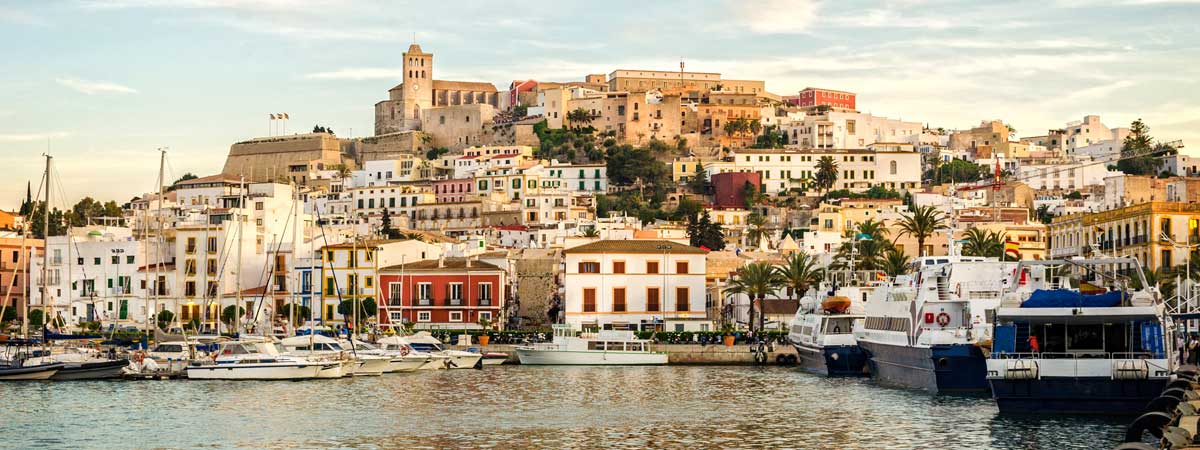 General view of Ibiza