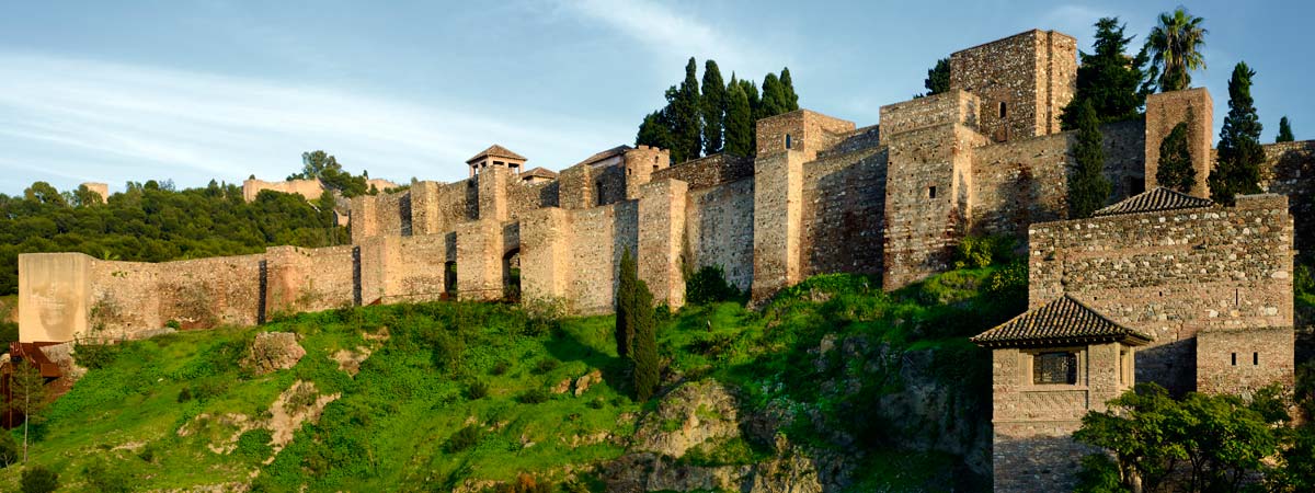 Alcazaba fortress in Malaga