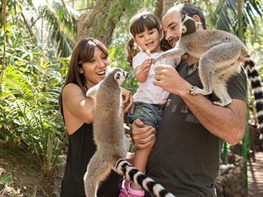 Family at Oasis Park, Fuerteventura (Canary Islands) 