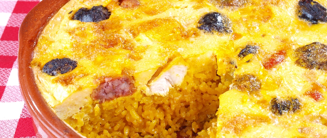 Arroz con costra