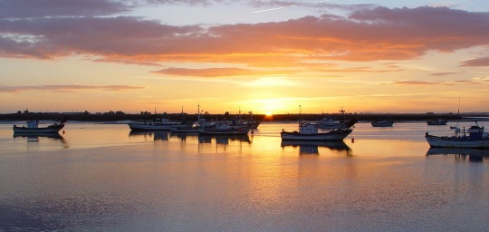 Sunrise at Isla Cristina, Huelva
