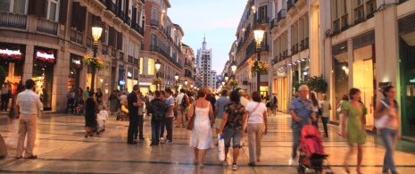 Larios Street, Malaga