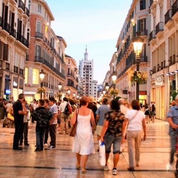 Larios Street, Malaga