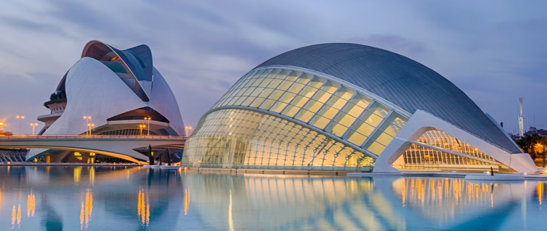 زيارة ليلية لمدينة الفنون والعلوم، فالنسيا زيارة ليلية لمدينة الفنون والعلوم، فالنسيا