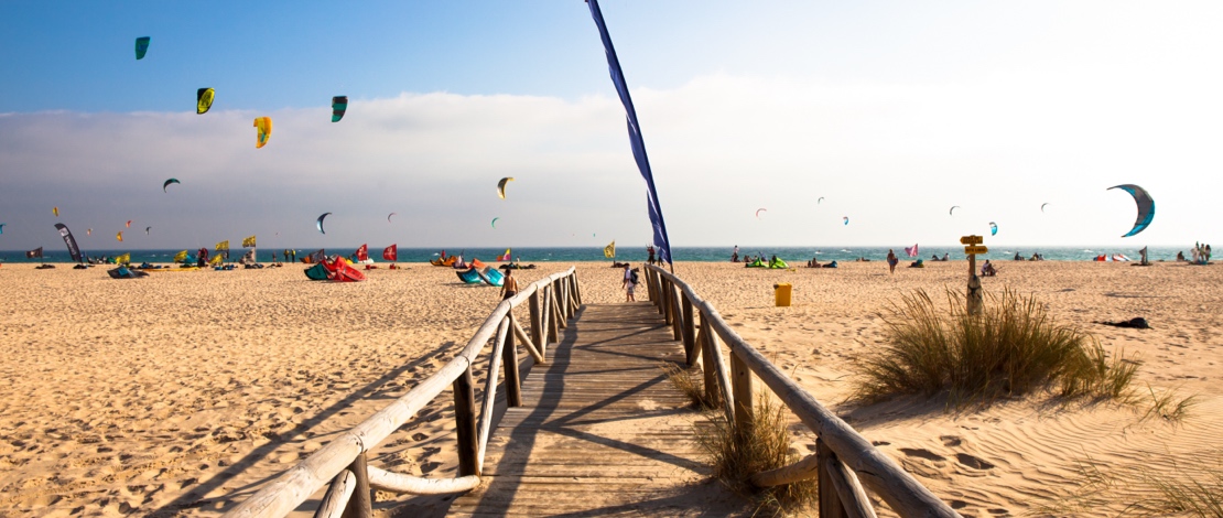 Lances Beach in Tarifa, Cadiz Lances Beach in Tarifa, Cadiz