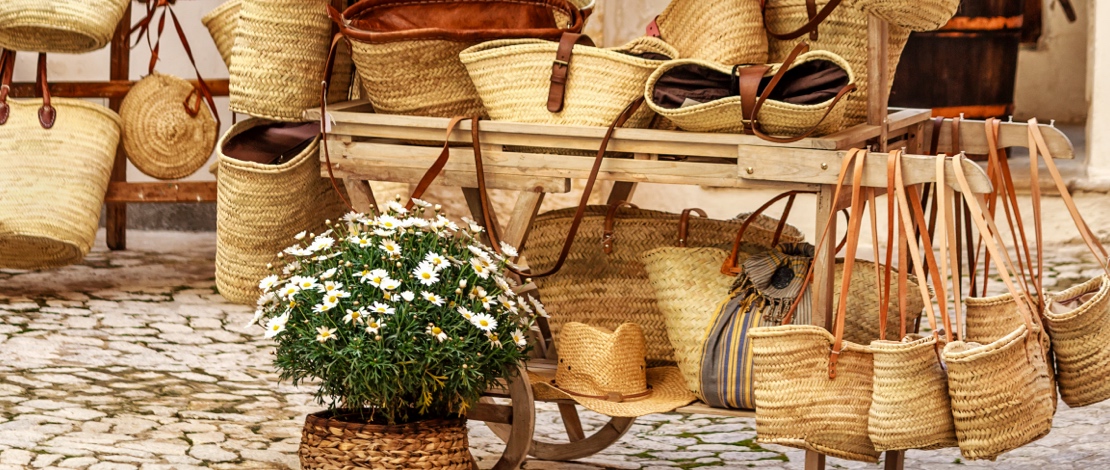 Shop for artisanal wicker products in Mallorca Shop for artisanal wicker products in Mallorca