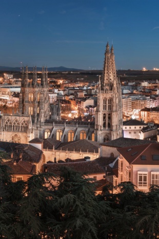 Aerial view of Burgos