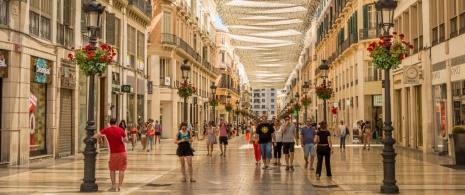 Larios Street in Malaga