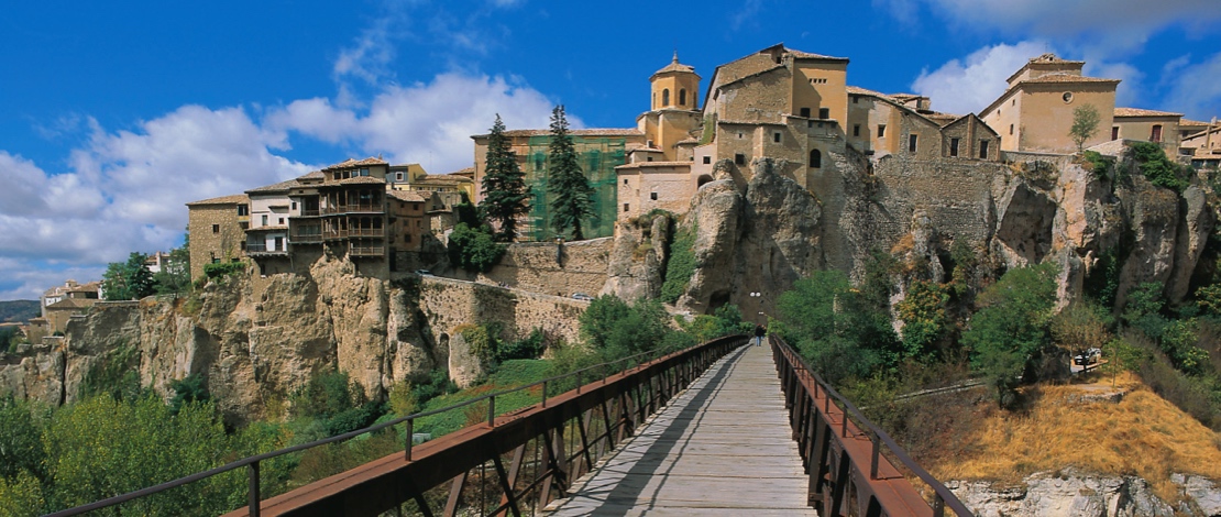 San Pablo Bridge and the historic center of Cuenca