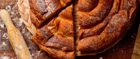 Typical ensaimada from the Balearic Islands